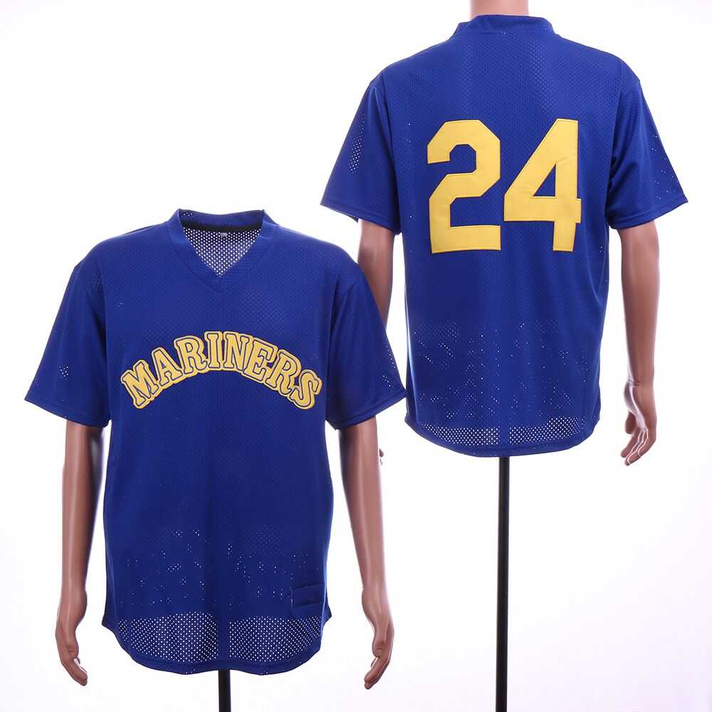 Mariners 24 Ken Griffey Jr. Blue Mesh Throwback Jersey Dzhi,We sell and wholesale Mariners 24 Ken Griffey Jr. Blue Mesh Throwback Jersey Dzhi on line form chian!